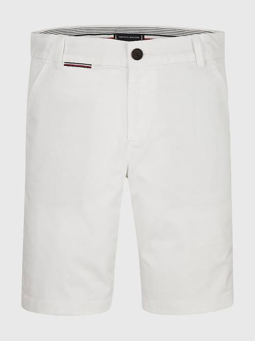 Tommy Hilfiger 1985 Essential Chino Shorts Fantje Hlače Bela | TH682TIP