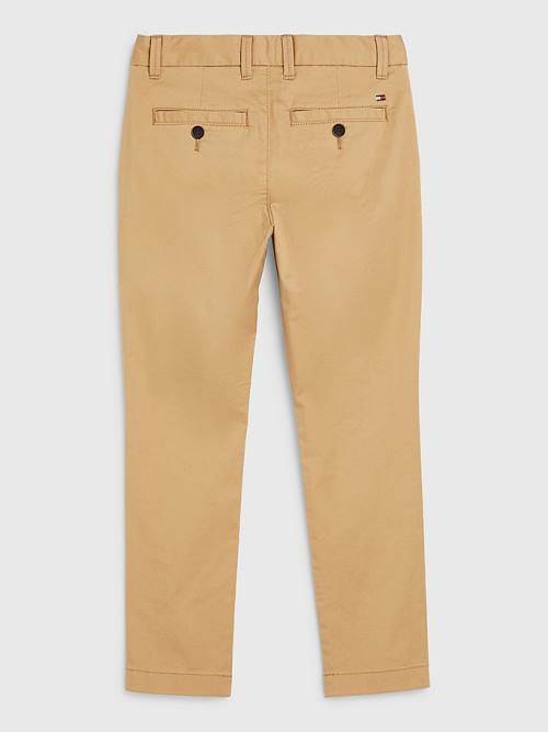 Tommy Hilfiger 1985 Essential Chinos Fantje Hlače Kaki | TH431UNX