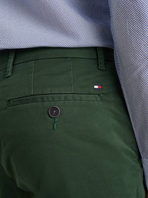 Tommy Hilfiger 1985 Essential Straight Chinos Moški Hlače Zelena | TH968DKA