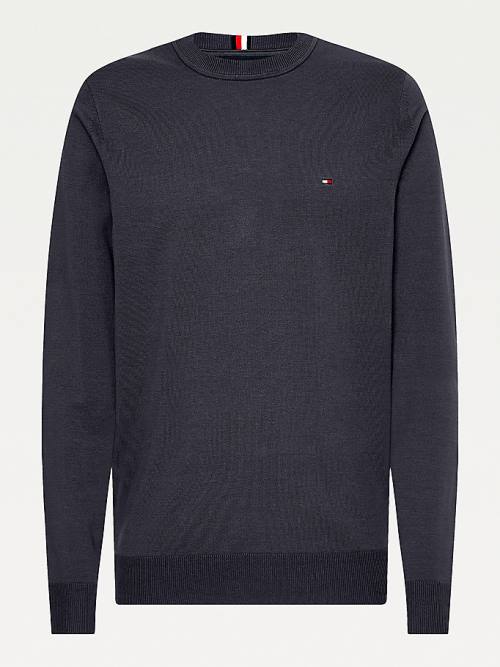 Tommy Hilfiger 1985 Essential TH Flex Sweatshirt Moški Puloverji Siva | TH613OUH