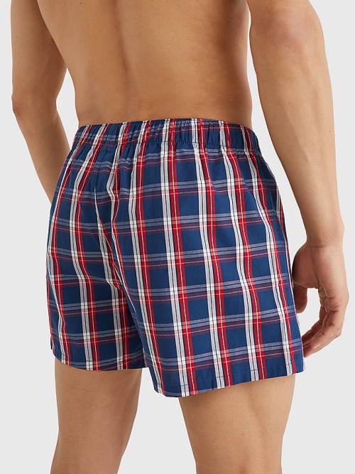 Tommy Hilfiger 2-Pack Logo Patch Boxer Shorts Moški Spodnje Perilo Rjav | TH817LIY