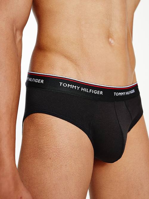 Tommy Hilfiger 3-Pack Cotton Briefs Moški Spodnje Perilo Siva | TH286LOC