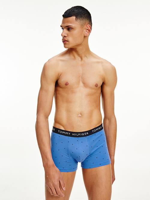 Tommy Hilfiger 3-Pack Essential Recycled Cotton Trunks Moški Spodnje Perilo Modra | TH973XAP