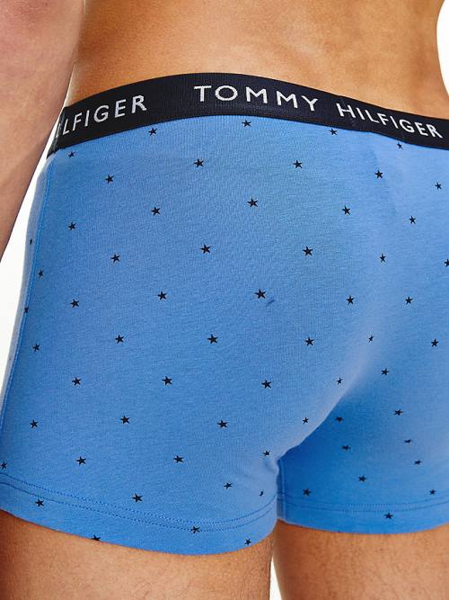 Tommy Hilfiger 3-Pack Essential Recycled Cotton Trunks Moški Spodnje Perilo Modra | TH973XAP