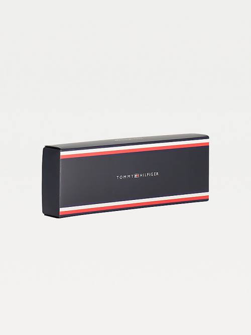 Tommy Hilfiger 3-Pack Gift Box Stripe Moški Nogavice Modra | TH932UTW