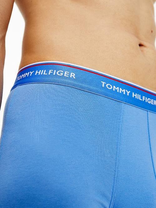 Tommy Hilfiger 3-Pack Logo Waistband Trunks Moški Spodnje Perilo Črna | TH025VKQ