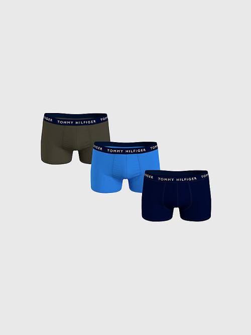 Tommy Hilfiger 3-Pack Logo Waistband Trunks Moški Spodnje Perilo Vijolična | TH416XMT