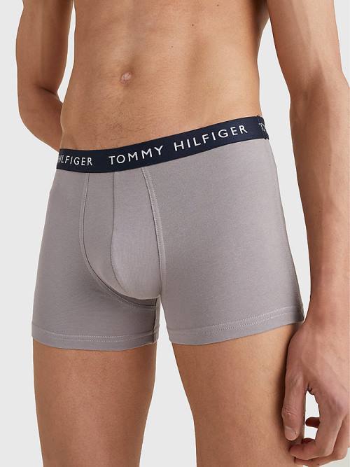 Tommy Hilfiger 3-Pack Logo Waistband Trunks Moški Spodnje Perilo Črna | TH512GTW