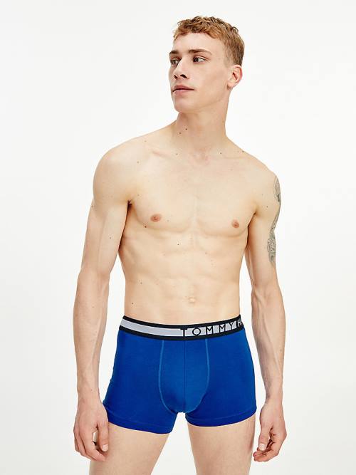 Tommy Hilfiger 3-Pack Logo Waistband Trunks Moški Spodnje Perilo Bež | TH582YDH