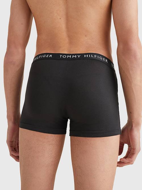 Tommy Hilfiger 3-Pack Logo Waistband Trunks Moški Spodnje Perilo Rumena | TH632HJS