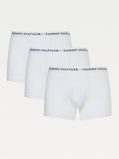 Tommy Hilfiger 3-Pack Logo Waistband Trunks Moški Spodnje Perilo Roza | TH724GIV