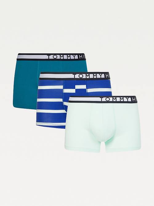 Tommy Hilfiger 3-Pack Logo Waistband Trunks Moški Spodnje Perilo Bež | TH829UNG