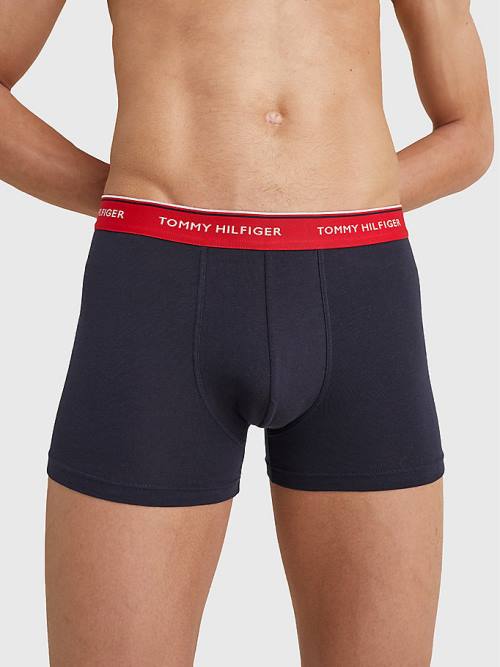 Tommy Hilfiger 3-Pack Premium Logo Waistband Trunks Moški Spodnje Perilo Rumena | TH108AHB