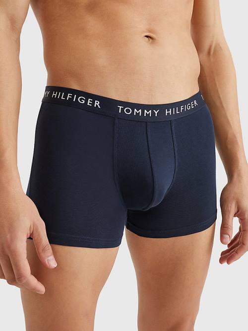 Tommy Hilfiger 3-Pack Repeat Logo Trunks Moški Spodnje Perilo Vijolična | TH140LTA