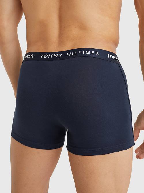 Tommy Hilfiger 3-Pack Repeat Logo Trunks Moški Spodnje Perilo Vijolična | TH140LTA