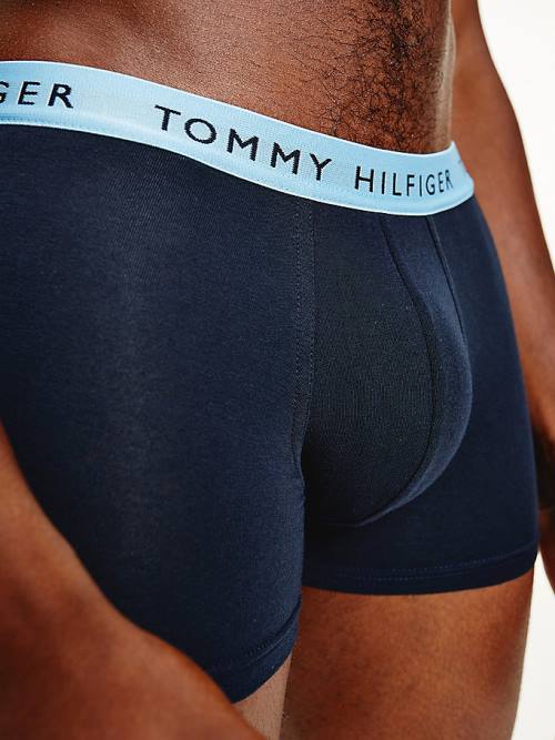 Tommy Hilfiger 3-Pack Repeat Logo Trunks Moški Spodnje Perilo Rumena | TH547KLA