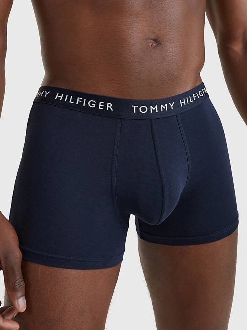 Tommy Hilfiger 3-Pack Repeat Logo Trunks Moški Spodnje Perilo Oranžna | TH591LAY