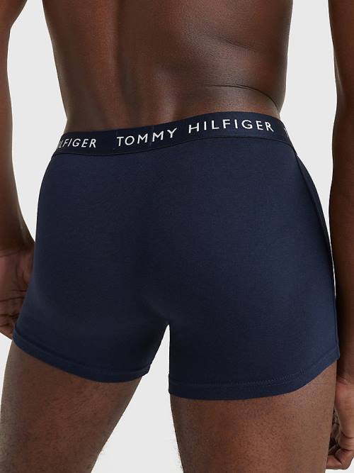 Tommy Hilfiger 3-Pack Repeat Logo Trunks Moški Spodnje Perilo Oranžna | TH591LAY