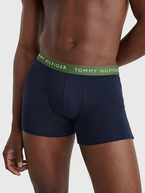 Tommy Hilfiger 3-Pack Repeat Logo Trunks Moški Spodnje Perilo Oranžna | TH591LAY