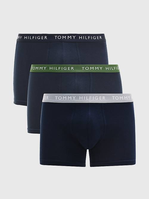 Tommy Hilfiger 3-Pack Repeat Logo Trunks Moški Spodnje Perilo Oranžna | TH591LAY