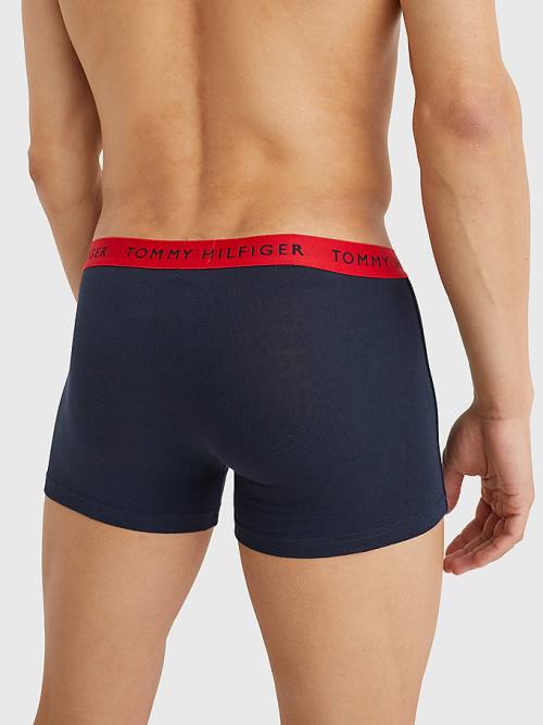 Tommy Hilfiger 3-Pack Repeat Logo Trunks Moški Spodnje Perilo Vijolična | TH638EXI