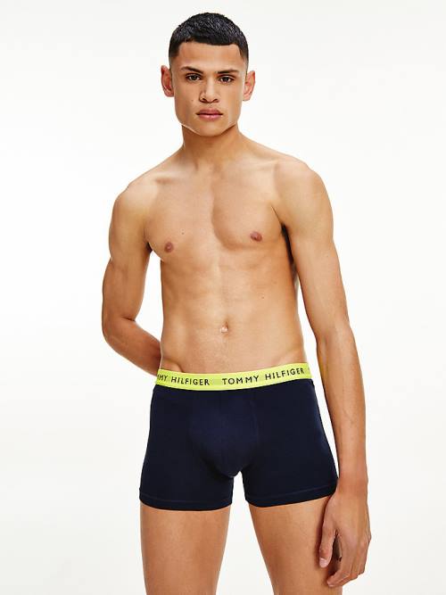 Tommy Hilfiger 3-Pack Repeat Logo Trunks Moški Spodnje Perilo Rjav | TH721YIB