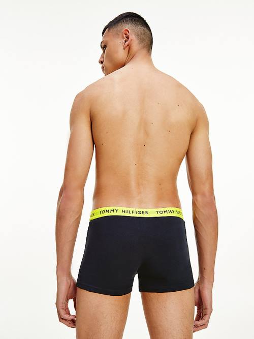 Tommy Hilfiger 3-Pack Repeat Logo Trunks Moški Spodnje Perilo Rjav | TH721YIB