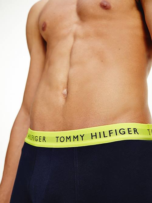 Tommy Hilfiger 3-Pack Repeat Logo Trunks Moški Spodnje Perilo Rjav | TH721YIB