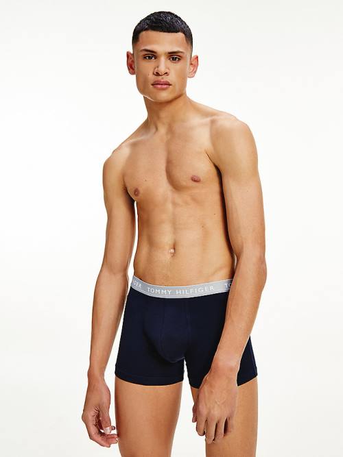 Tommy Hilfiger 3-Pack Repeat Logo Trunks Moški Spodnje Perilo Rjav | TH721YIB