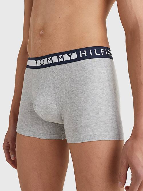 Tommy Hilfiger 3-Pack Statement Waistband Trunks Moški Spodnje Perilo Črna | TH104DSL