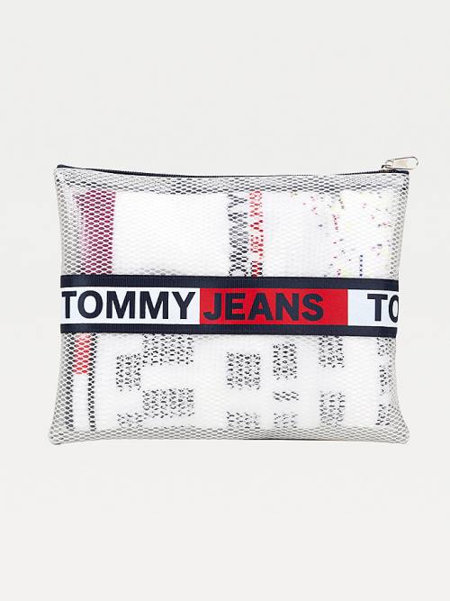 Tommy Hilfiger 3-Pack Stretch Cotton Gift Box Moški Nogavice Bela | TH862ZBA