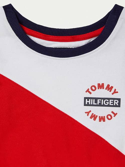 Tommy Hilfiger Adaptive Colour-Blocked Sleeveless Dekleta Obleke Multi | TH072SCI