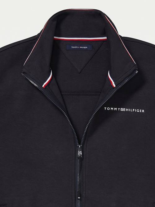 Tommy Hilfiger Adaptive Essential Tech Track Moški Pulover Črna | TH207JEP