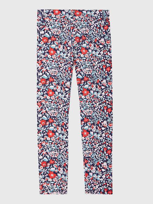 Tommy Hilfiger Adaptive Floral Print Leggings Dekleta Hlače Multi | TH287AQC