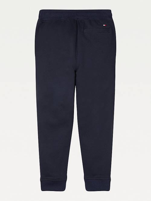 Tommy Hilfiger Adaptive Joggers Fantje Hlače Modra | TH912FKC