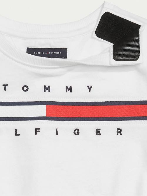 Tommy Hilfiger Adaptive Logo Pure Cotton Dekleta Obleke Roza | TH564HPY