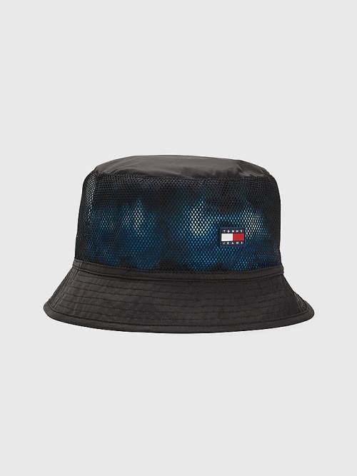 Tommy Hilfiger Adventure Reversible Bucket Moški Kapa Črna | TH431VNR