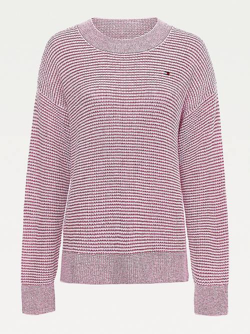 Tommy Hilfiger Alpaca Wool Relaxed Fit Jumper Ženske Puloverji Roza | TH698BQG