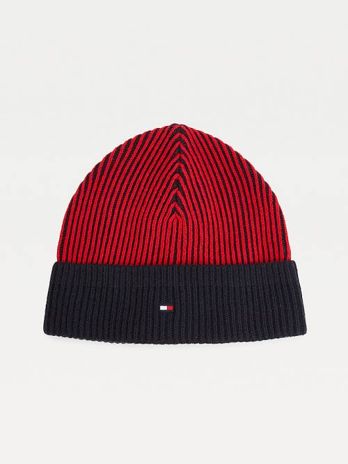 Tommy Hilfiger Beanie And Scarf Gift Set Moški Kapa Modra | TH593BOV