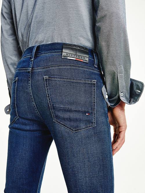 Tommy Hilfiger Bleecker Slim Faded Moški Kavbojke Denim | TH218GNH