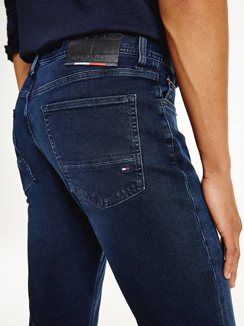 Tommy Hilfiger Bleecker Slim Faded Moški Kavbojke Denim | TH679NVD