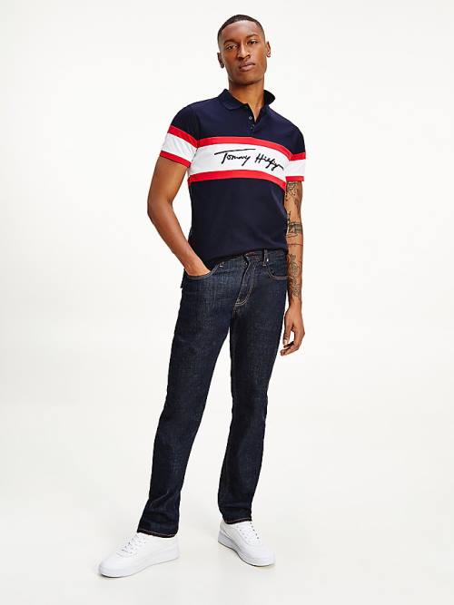 Tommy Hilfiger Bleecker Slim Moški Kavbojke Denim | TH197TAZ