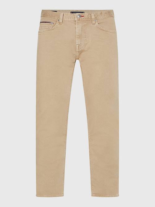 Tommy Hilfiger Bleecker Slim Solid Colour Moški Kavbojke Denim | TH807ZLM