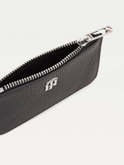 Tommy Hilfiger Card Holder Ženske Denarnice Črna | TH847DQJ