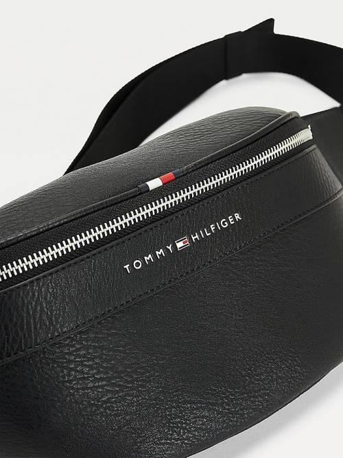 Tommy Hilfiger Casual Crossbody Moški Torbice Črna | TH906RBN