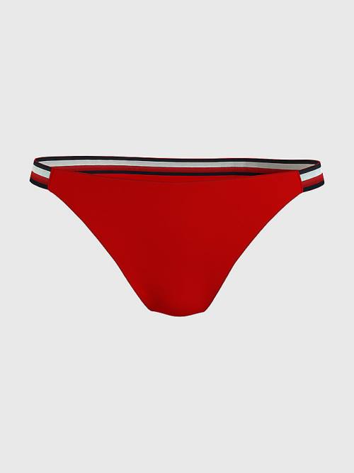 Tommy Hilfiger Cheeky Fit Bikini Bottoms Ženske Kopalke Rdeča | TH352ZOC