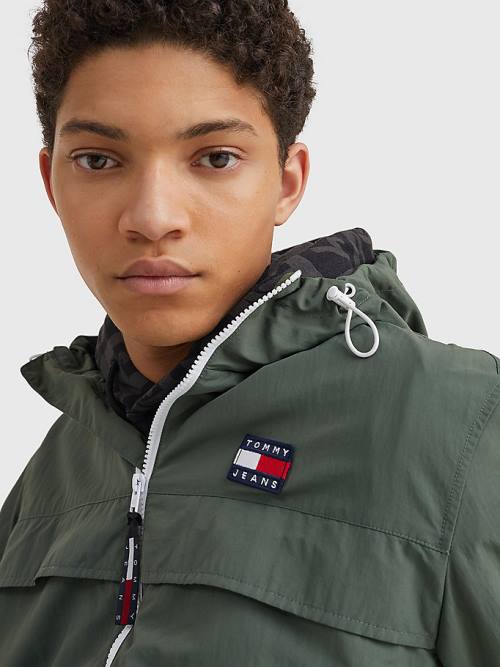 Tommy Hilfiger Chicago Windbreaker Moški Jakne Zelena | TH594DLI