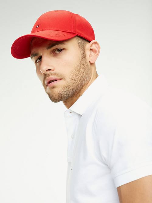 Tommy Hilfiger Classic Baseball Cap Moški Kapa Rdeča | TH986YXR