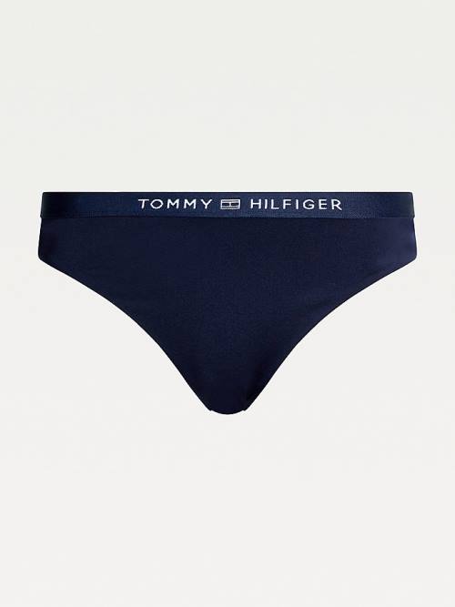 Tommy Hilfiger Classic Bikini Bottoms Ženske Kopalke Modra | TH378CMW