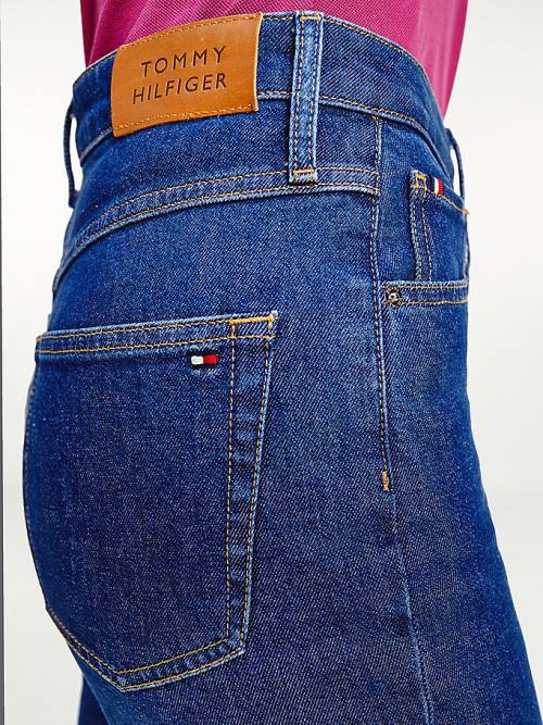 Tommy Hilfiger Classics High Rise Straight Ženske Kavbojke Denim | TH576JMO